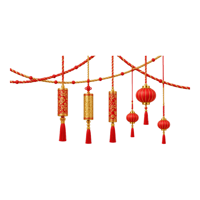 Dây treo trang trí Tết