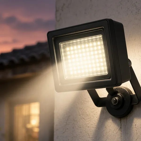 Đèn LED pha công suất lớn, chiếu sáng ngoài trời