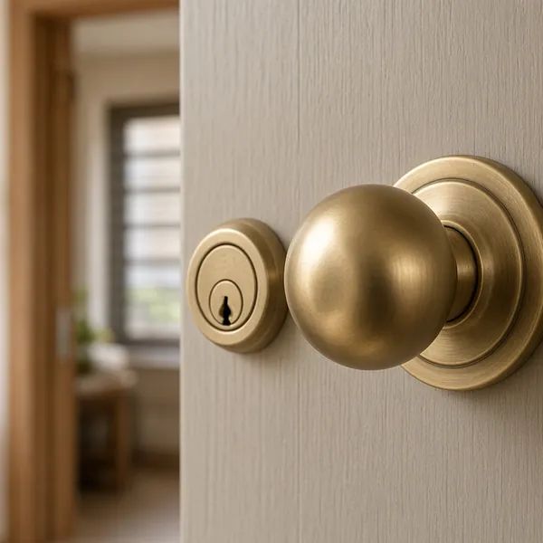 Khóa tay nắm tròn – Khóa cửa phòng, cửa vệ sinh, cửa thông phòng