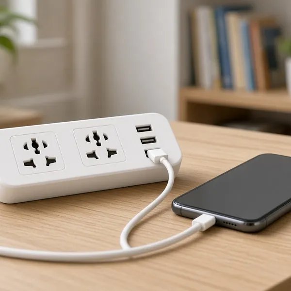 Ổ Cắm Sạc Tích Hợp Cổng USB, Sạc Nhanh