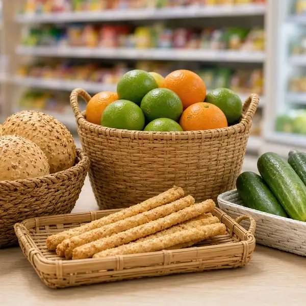 Rổ, khay trưng bày – Phụ kiện sắp xếp hàng hóa gọn đẹp