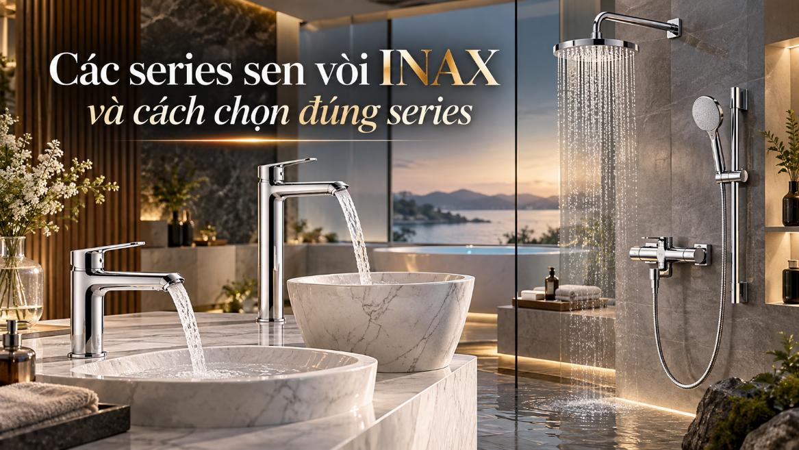 Các series sen vòi INAX và cách chọn đúng series