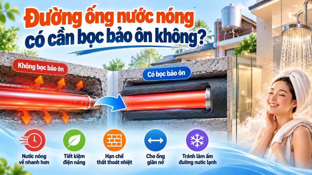 Đường Ống Nước Nóng Có Cần Bọc Bảo Ôn Không?
