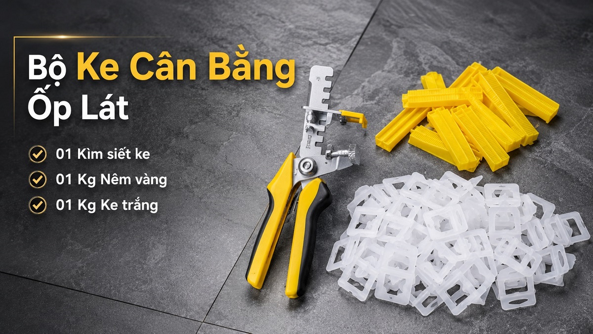 Ke lát gạch: Vì sao sàn gạch khổ lớn bị gồ mép, lệch ron?