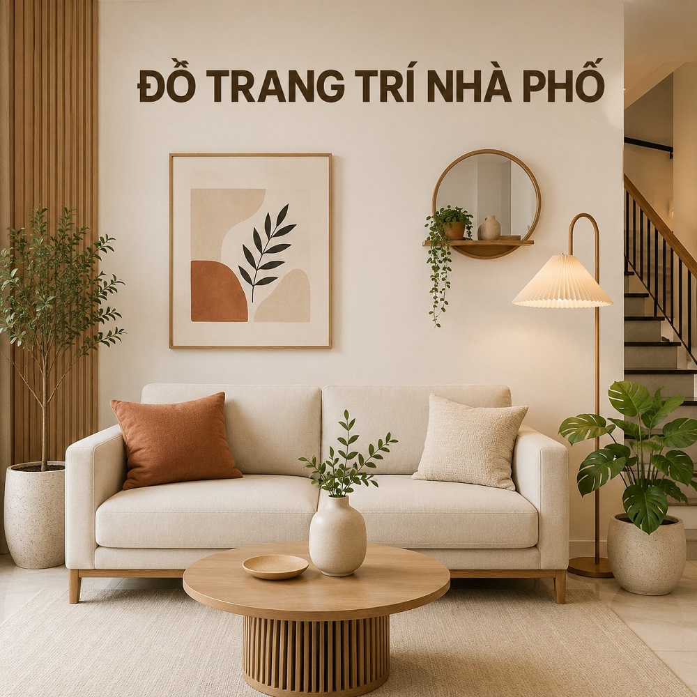 Những món đồ trang trí phổ biến dành cho nhà phố: Gợi ý theo từng không gian