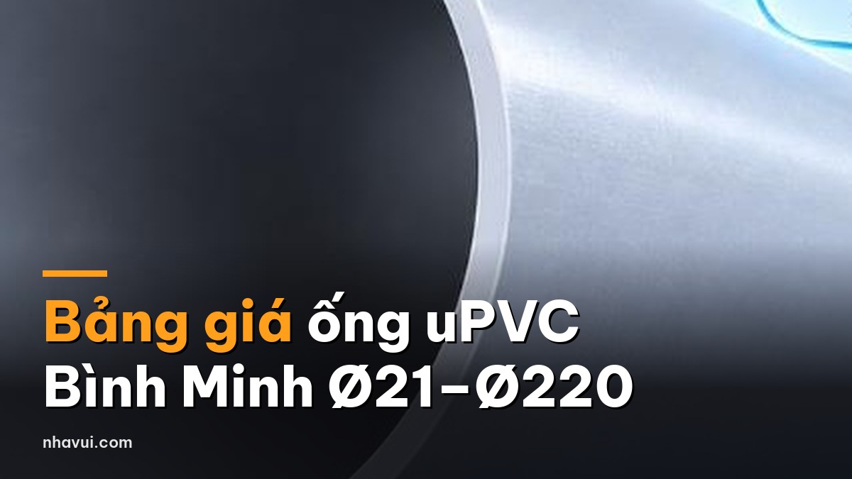 Ống nhựa uPVC Bình Minh hệ inch