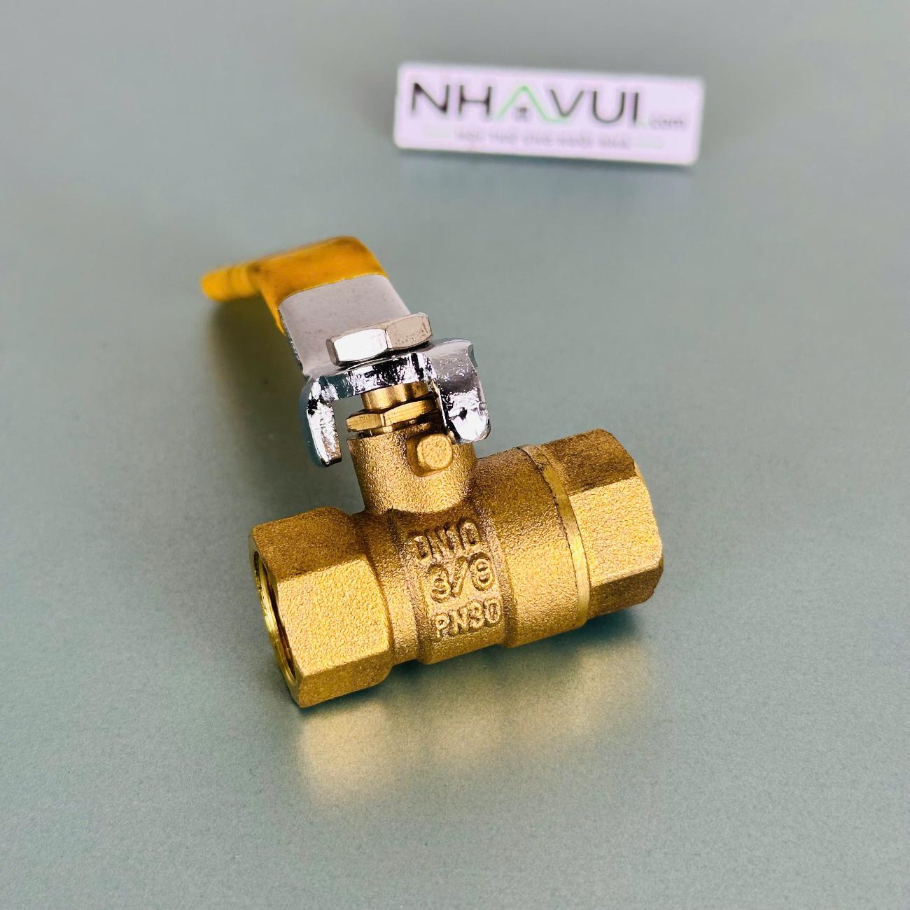 Van bi đồng Italy 1/8"–2" – dùng khóa và đóng mở dòng nước