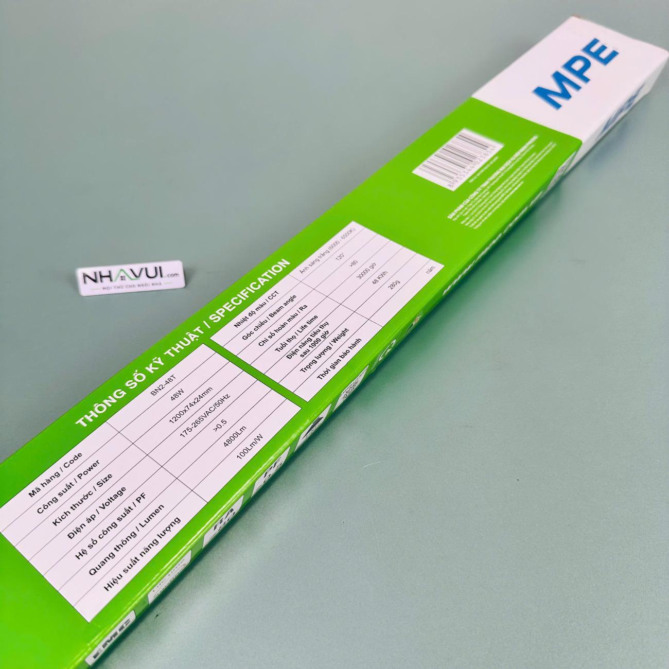 Đèn LED bán nguyệt thân nhựa MPE Seri BN2 18W 36W 48W