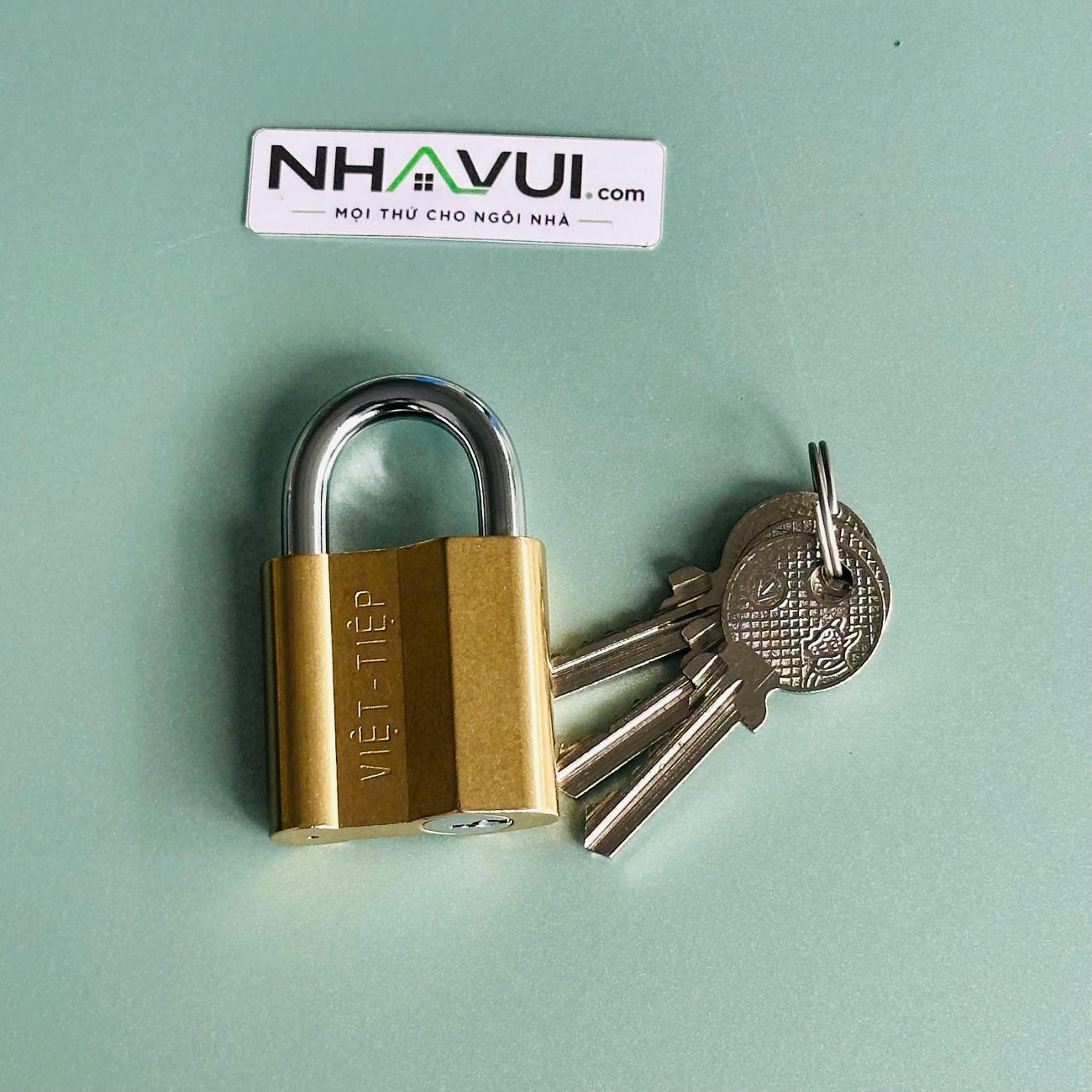 Khóa Việt Tiệp 01386 3 chìa ép vỉ