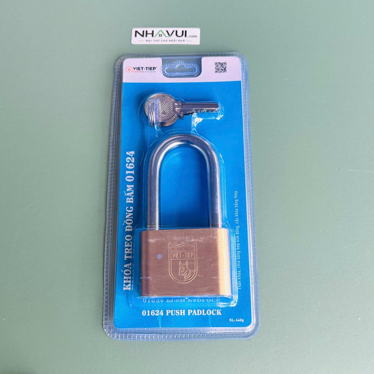 Khóa Việt Tiệp 01624 6 phân càng dài