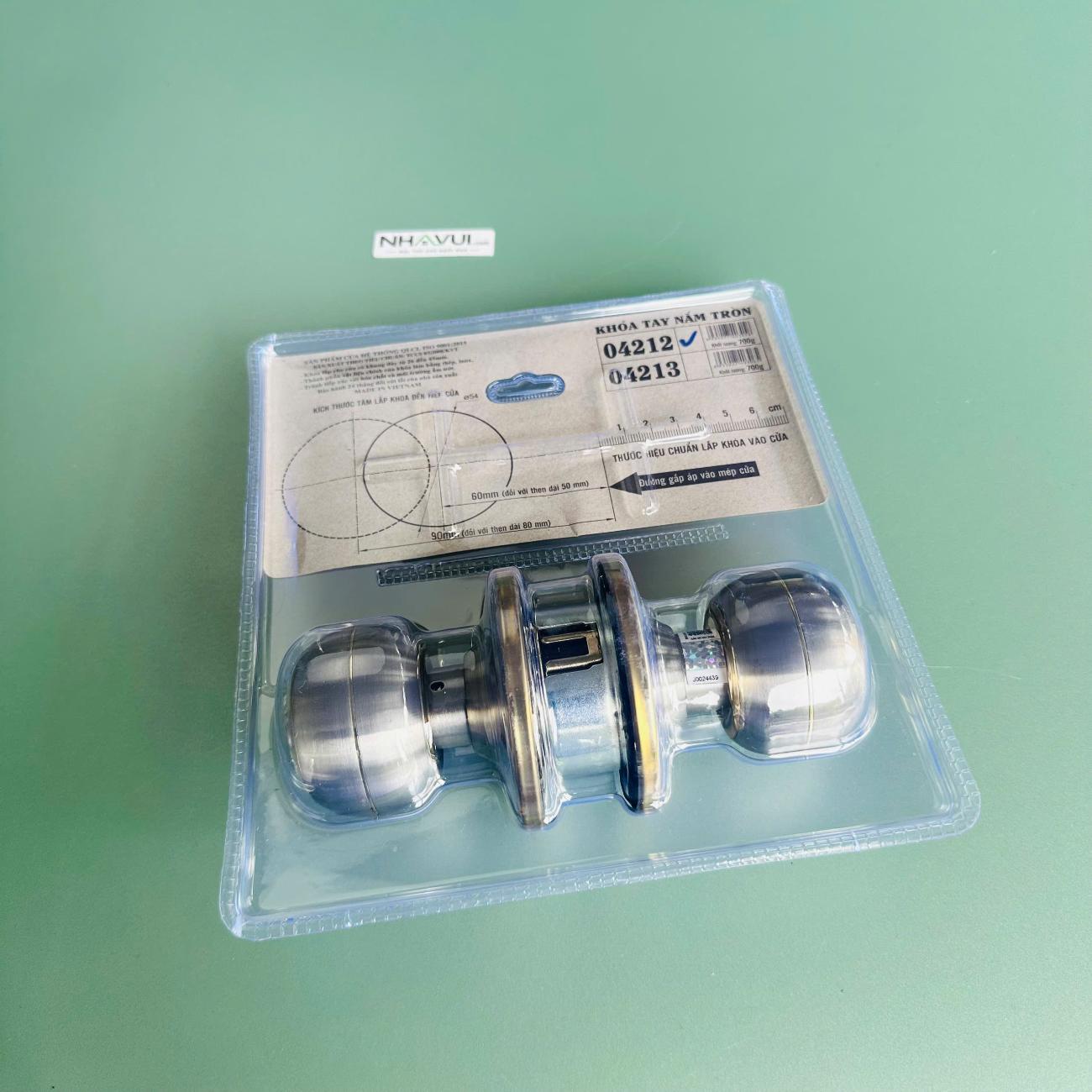 Khóa tay nắm tròn Việt Tiệp 04212