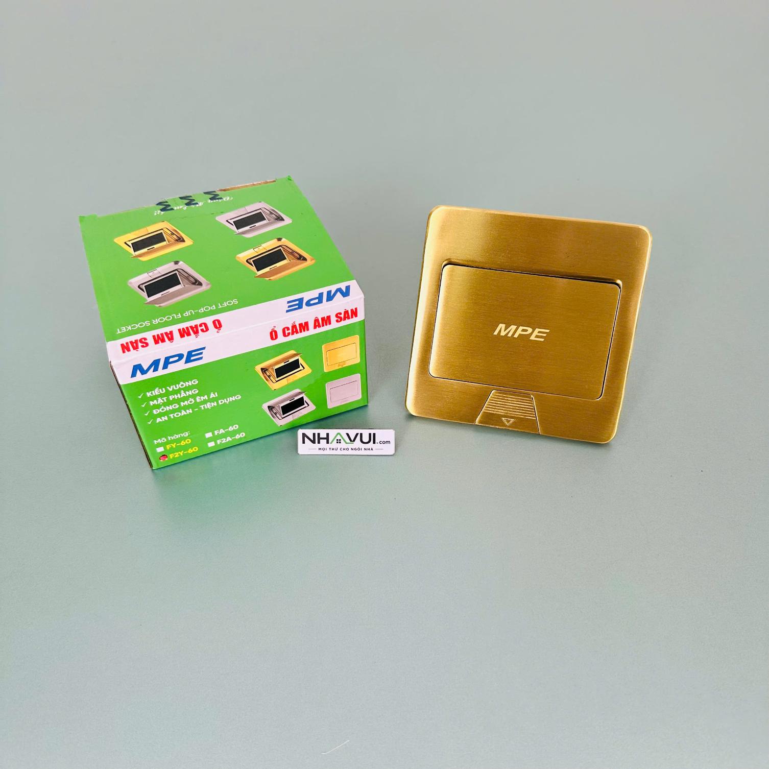 Ổ cắm âm sàn MPE F2Y-60 / F2A-60