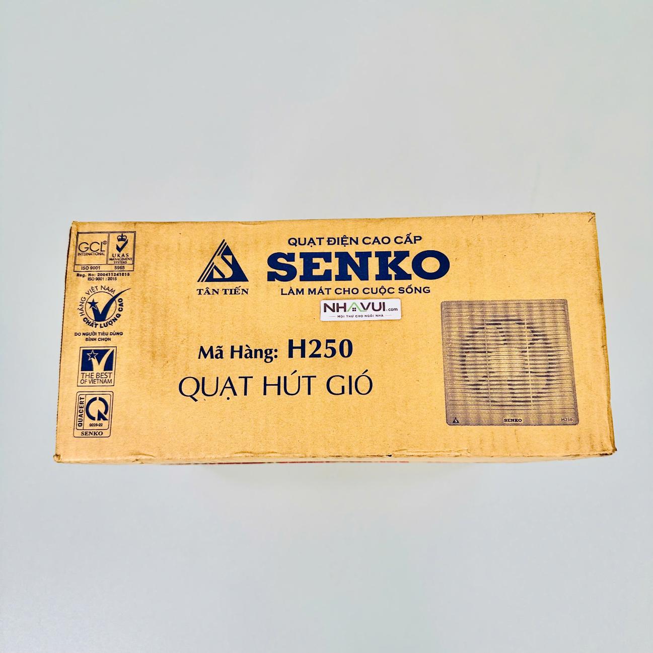 Quạt hút Senko H250 40W 2 chiều khung âm tường 300x300mm