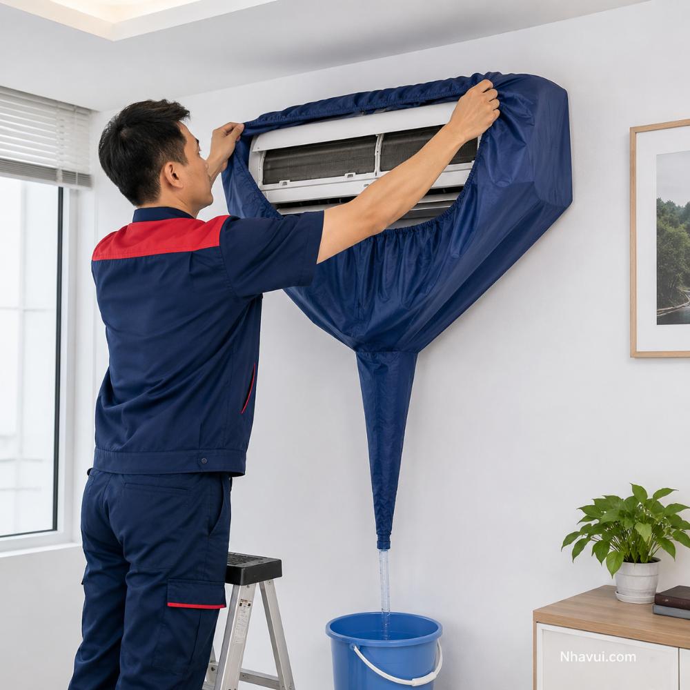 Áo vệ sinh máy lạnh 1.6m đuôi 2.5m