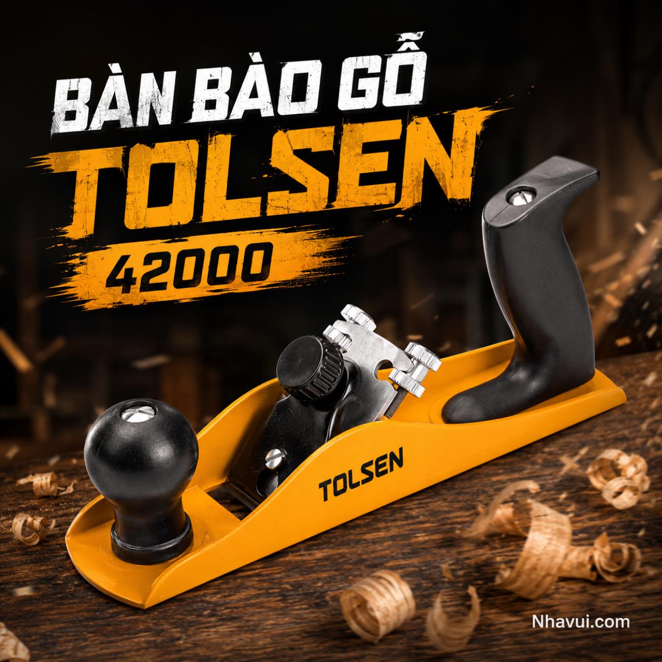 Bàn bào gỗ Tolsen 42000