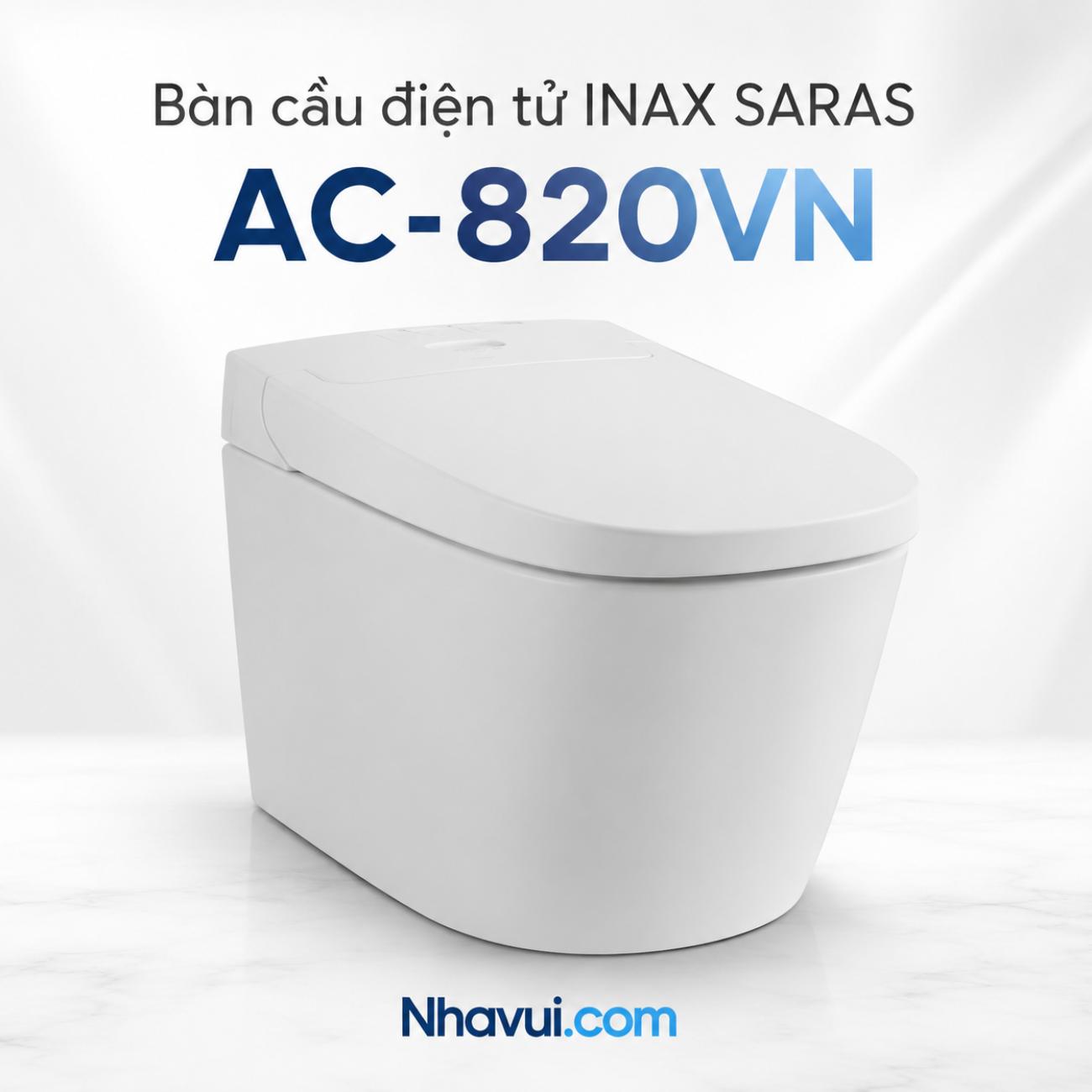 Bàn cầu điện tử INAX AC-820VN SARAS