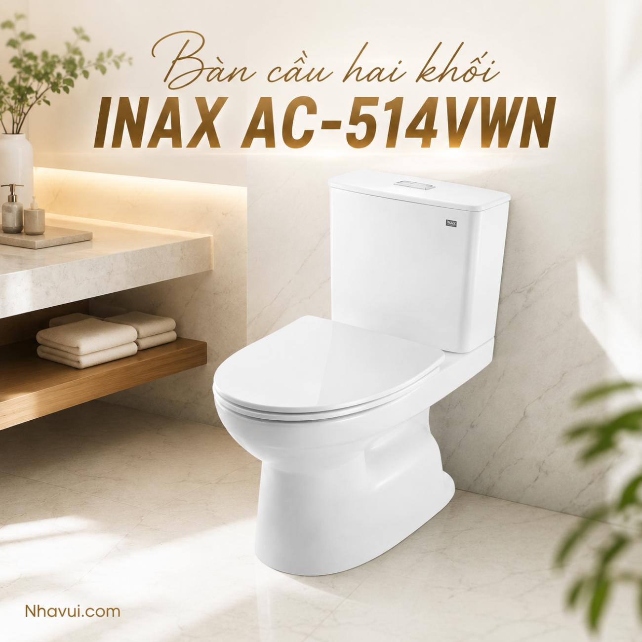 Bàn cầu hai khối INAX AC-514VWN