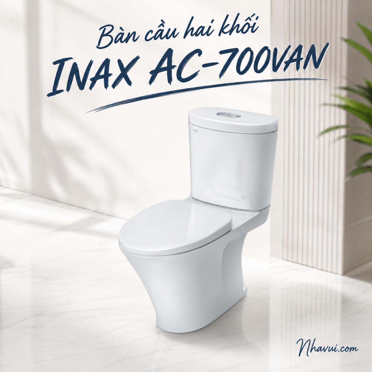Bàn cầu hai khối INAX AC-700VAN