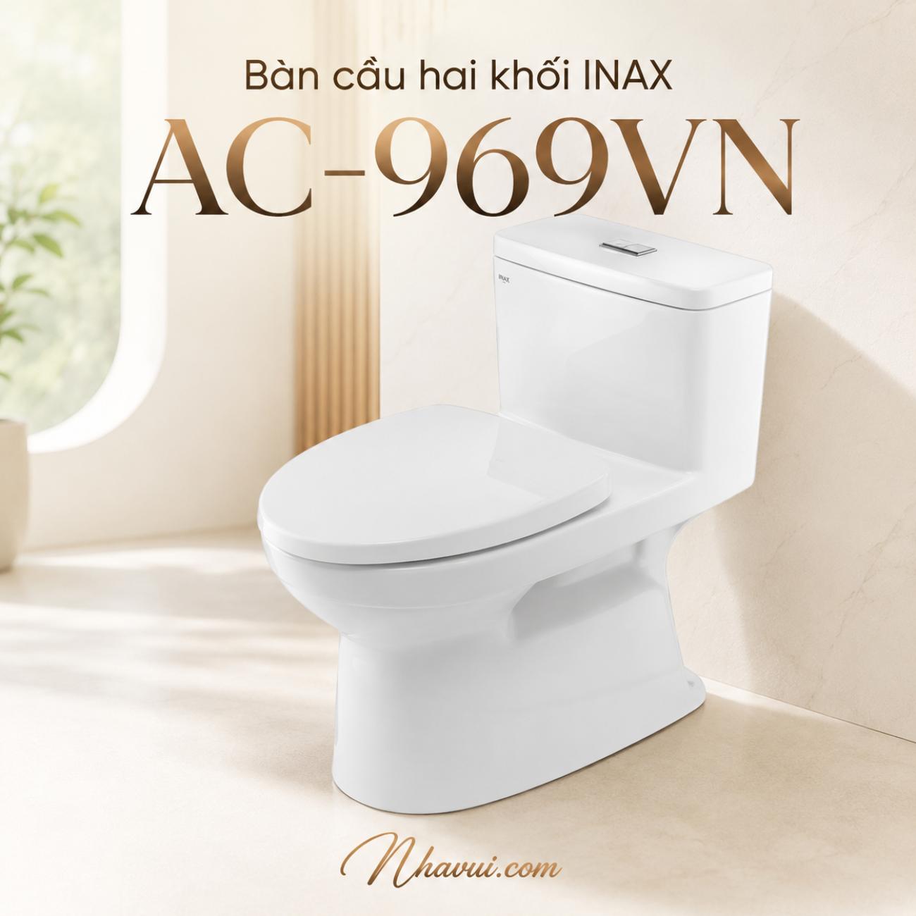 Bàn cầu hai khối INAX AC-969VN