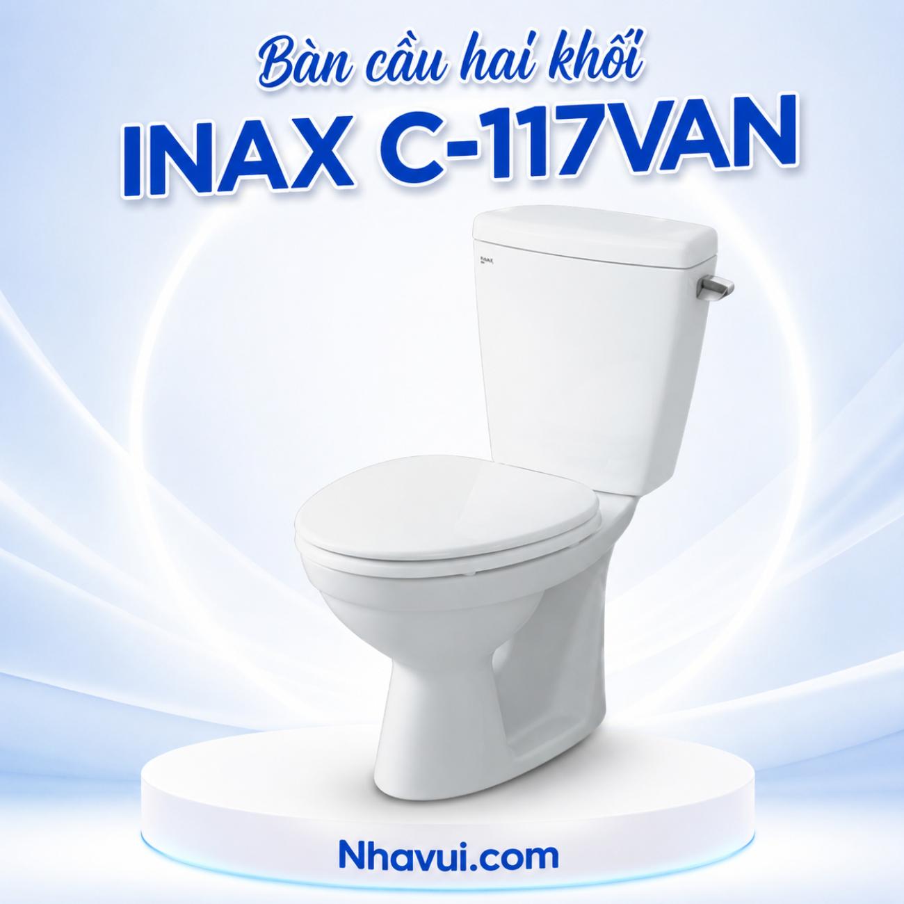 Bàn cầu hai khối INAX C-117VAN