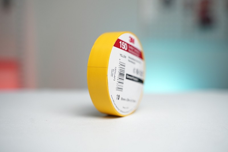 Băng keo điện 3M Temflex 150 màu vàng khổ 18 mm
