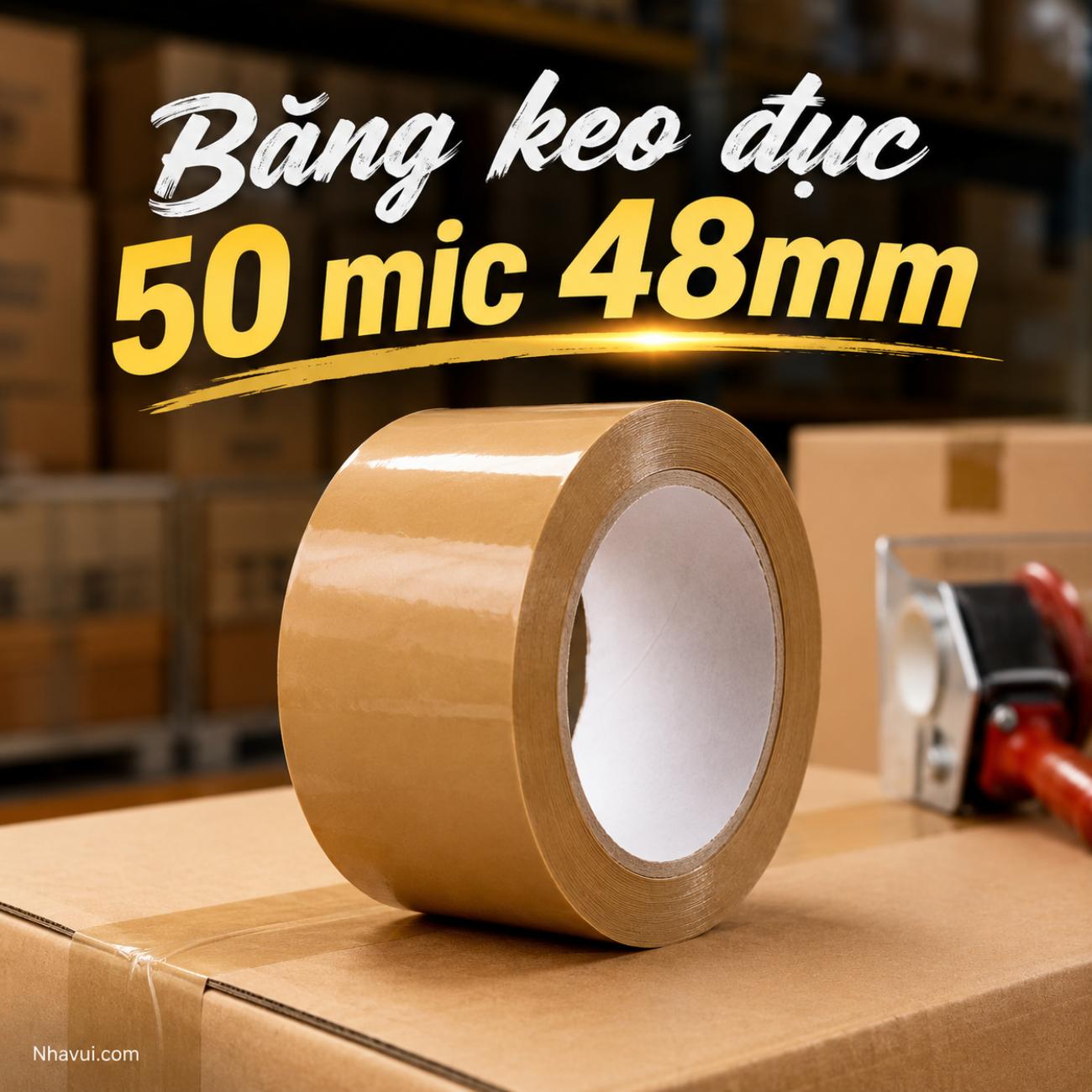 Băng keo đục OEM-13 50 mic 48mm