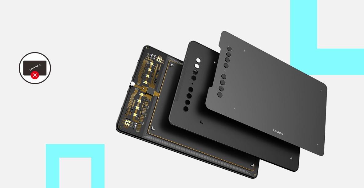 Bảng vẽ điện tử XP-Pen Deco 01 V2 hỗ trợ Android, cảm ứng nghiêng