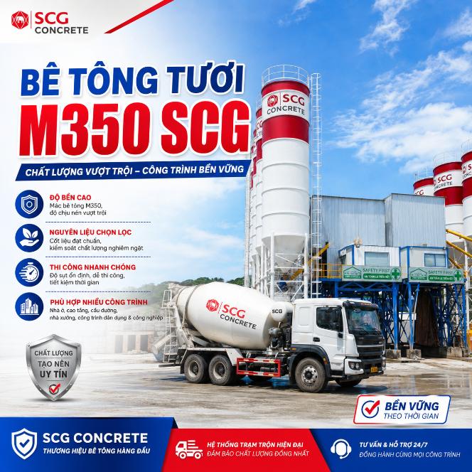 Bê tông tươi M350 SCG