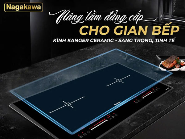 Bếp đôi điện từ Inverter Nagakawa NAG1214M