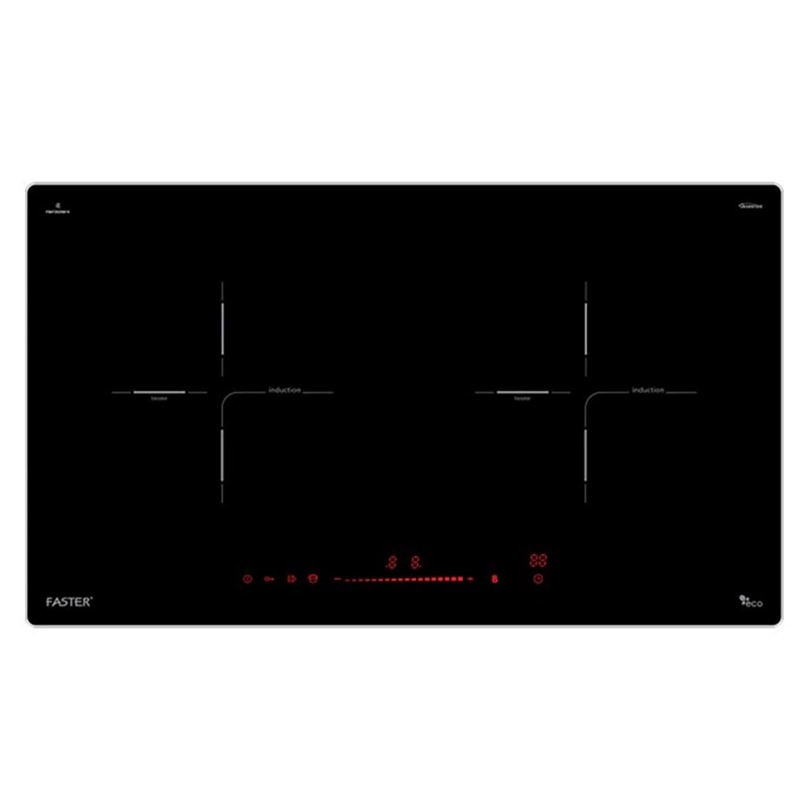 Bếp từ đôi Faster FS728I 2 vùng nấu mặt kính đen 730 mm