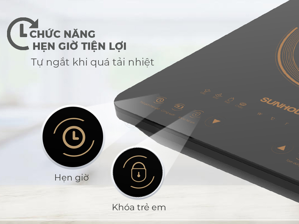 Bếp từ đơn Sunhouse SHD6803