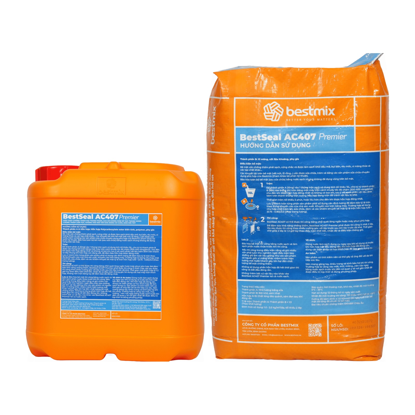 BestSeal AC407 Premier chính hãng – 8 kg/bộ; 20 kg/bộ