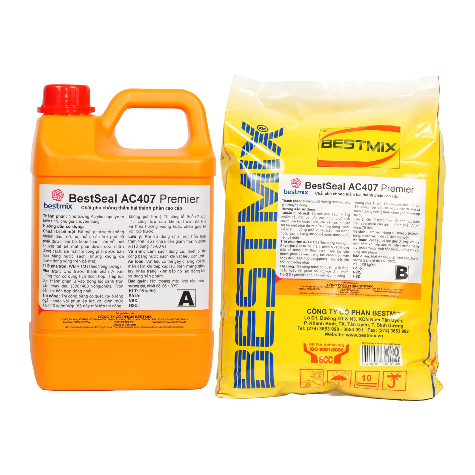 BestSeal AC407 Premier chính hãng – 8 kg/bộ; 20 kg/bộ