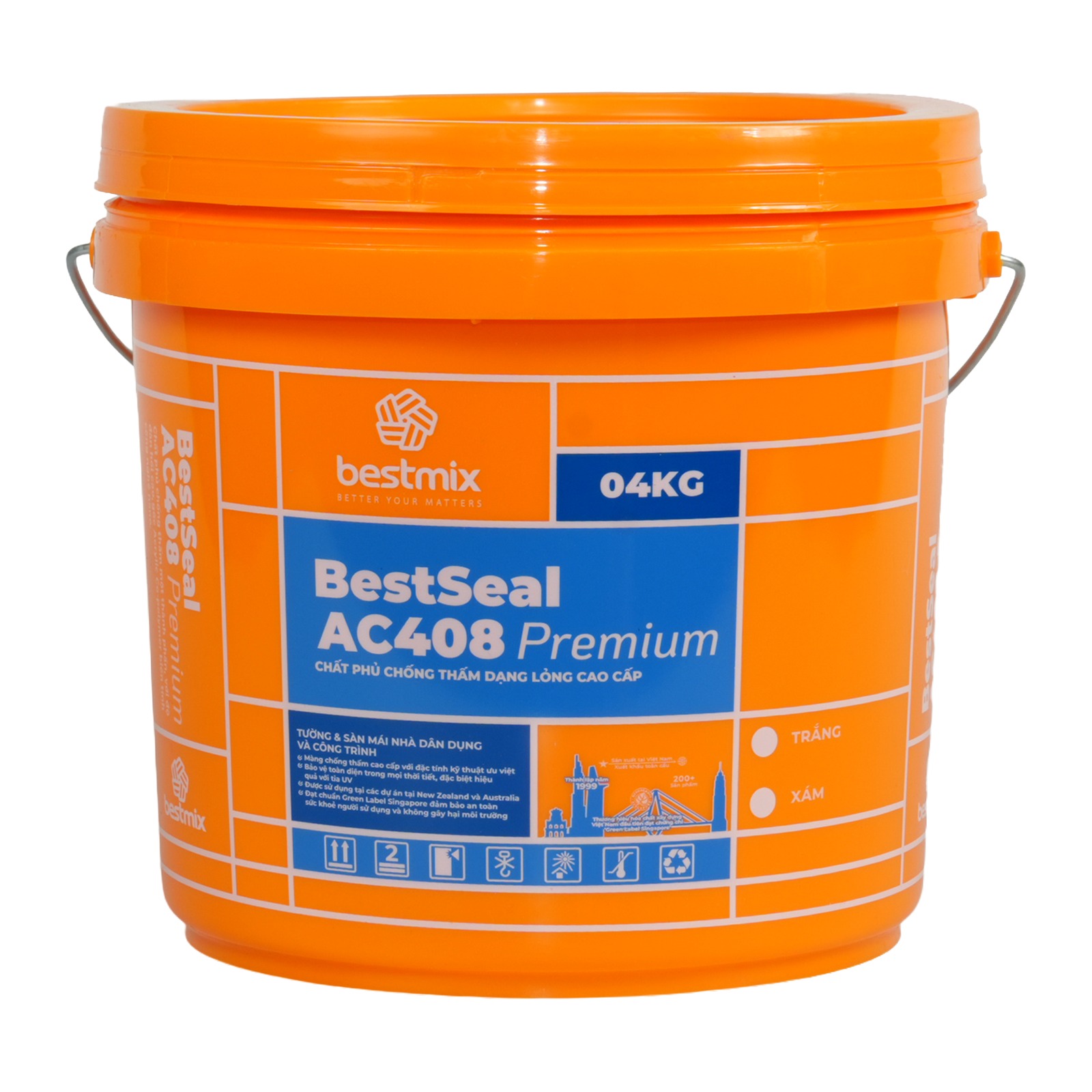 BestSeal AC408 Premium chính hãng – 5 kg/thùng; 20 kg/thùng