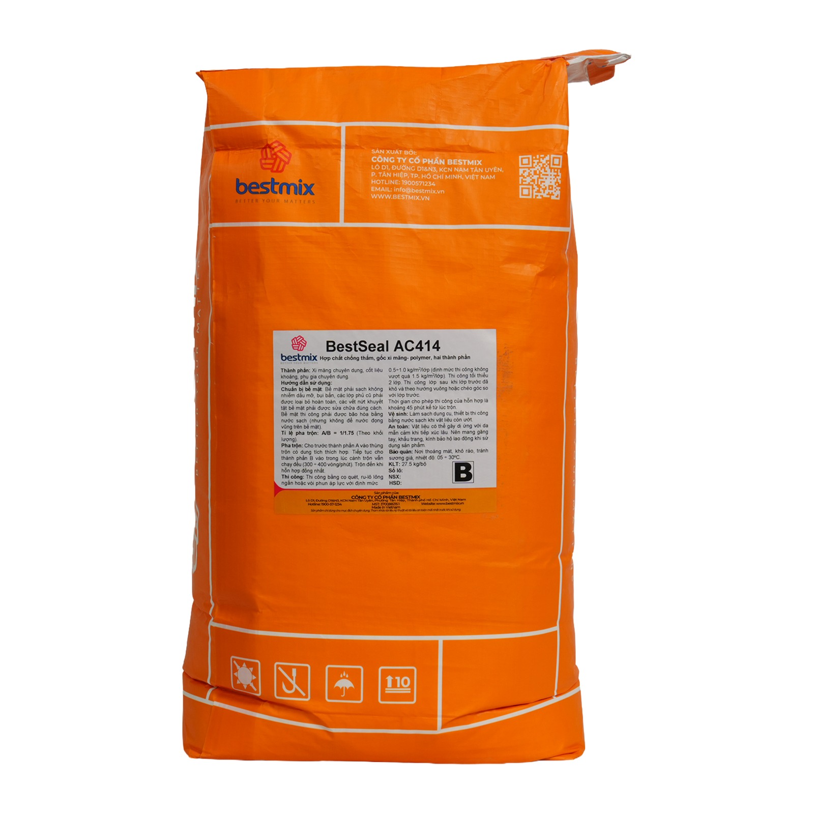 BestSeal AC414 chính hãng – 34 kg/bộ (A: 14 kg; B: 20 kg)