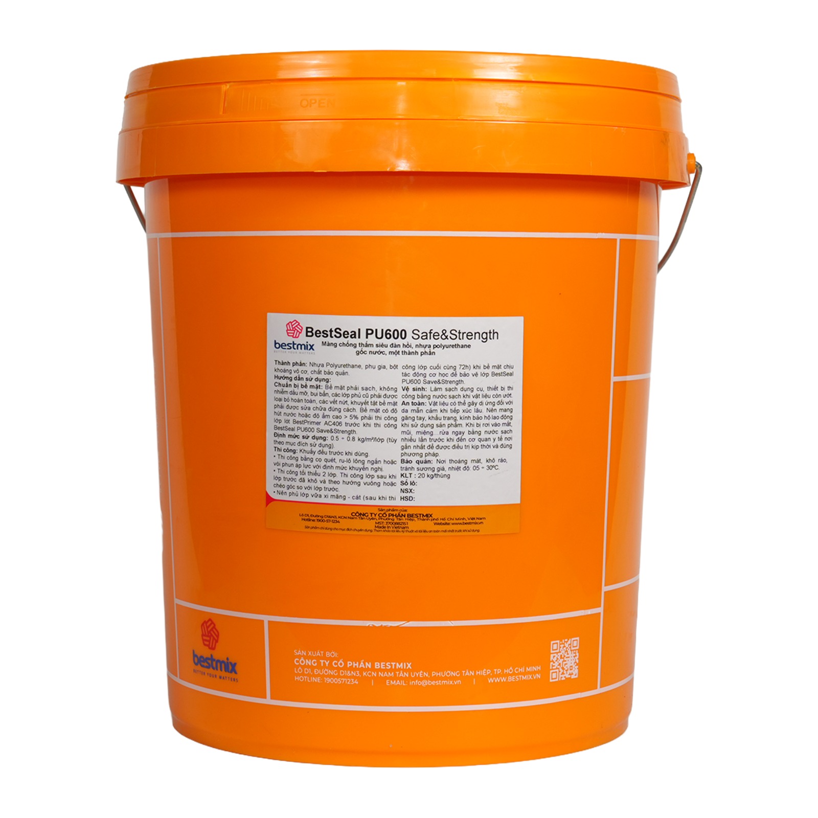 BestSeal PU600 Safe&Strength chính hãng – 5 kg/thùng; 20 kg/thùng