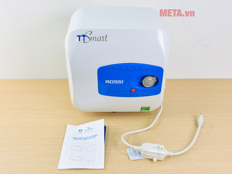 Bình nóng lạnh chống giật Rossi RST 15SQ Ti smart 15 lít