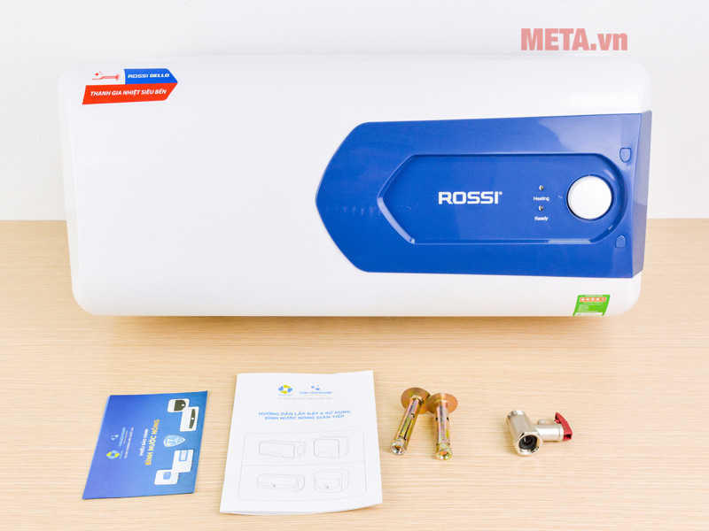 Bình nóng lạnh Rossi Dello RDO-30SL 30 lít ngang