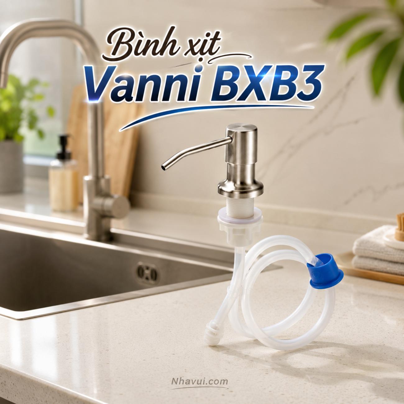 Bình xịt Vanni BXB3 nhựa ABS dùng cho chậu rửa bếp
