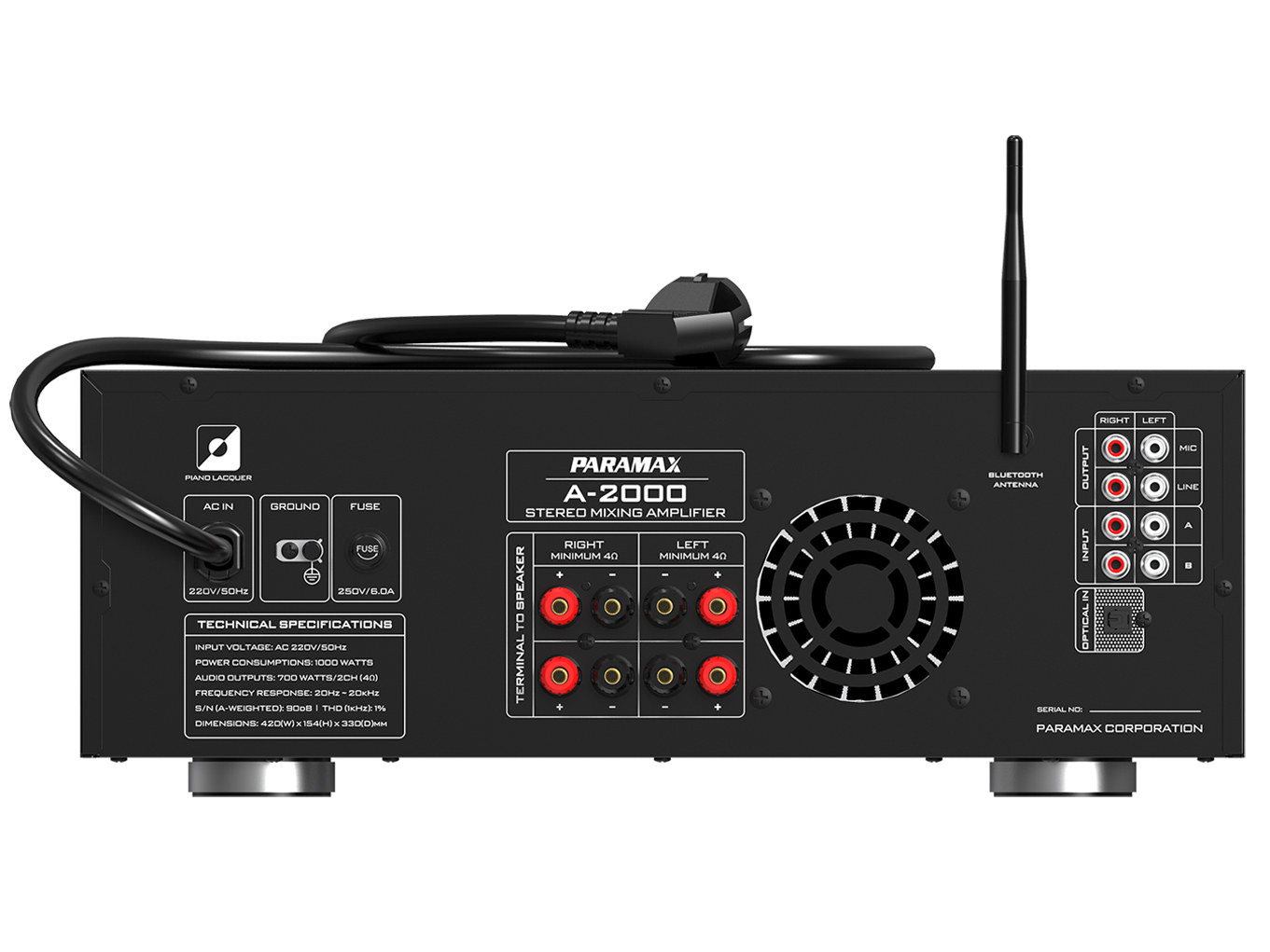 Bộ Karaoke và nghe nhạc Paramax CBX-2000
