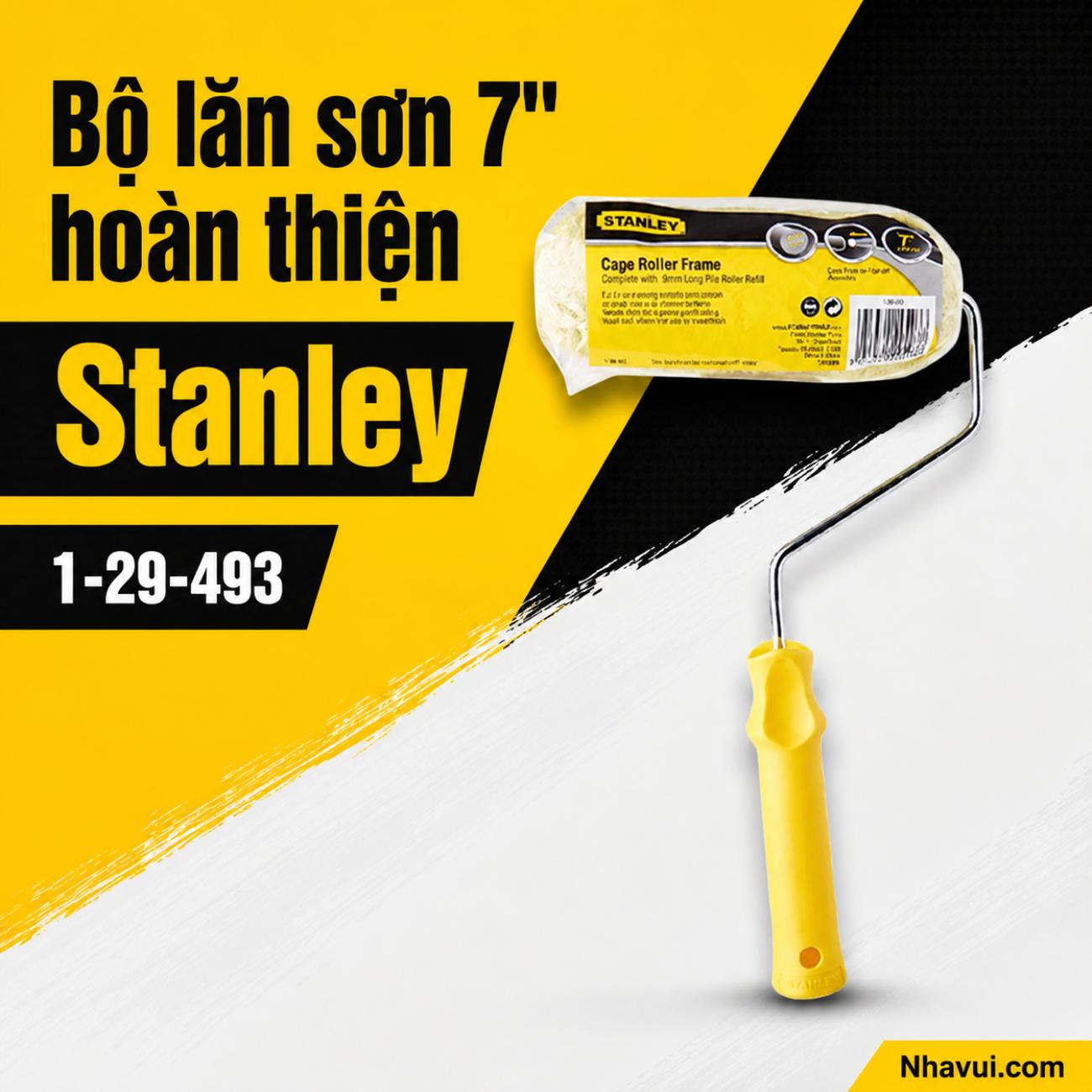 Bộ lăn sơn 7 inch hoàn thiện Stanley 1-29-493