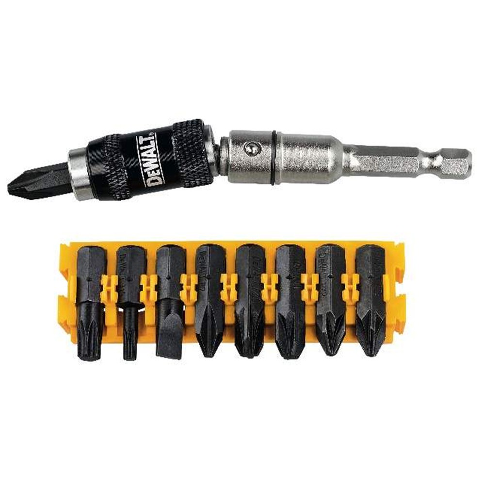 Bộ mũi vít đầu xoắn Dewalt DT70518T-QZ 10 chi tiết kèm đầu giữ từ tính