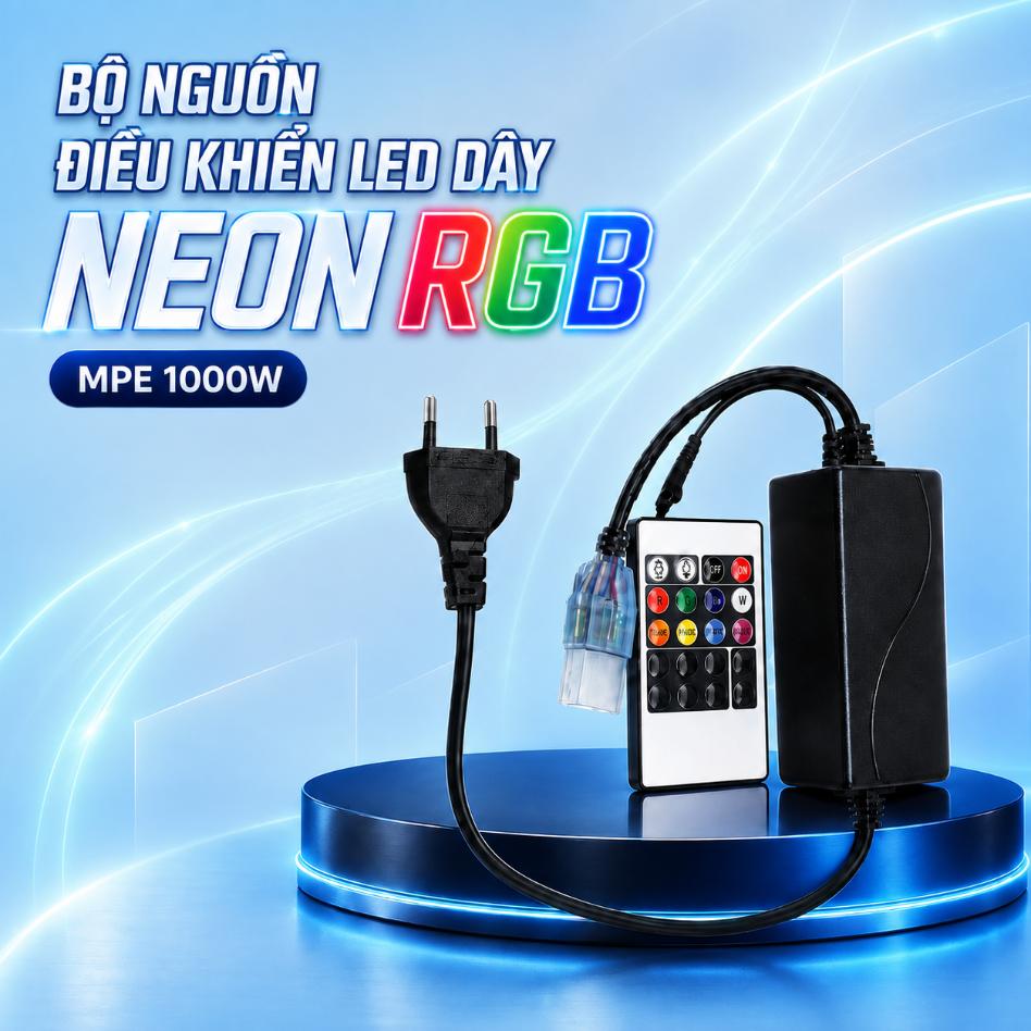 Bộ nguồn điều khiển LED dây Neon RGB MPE 1000W