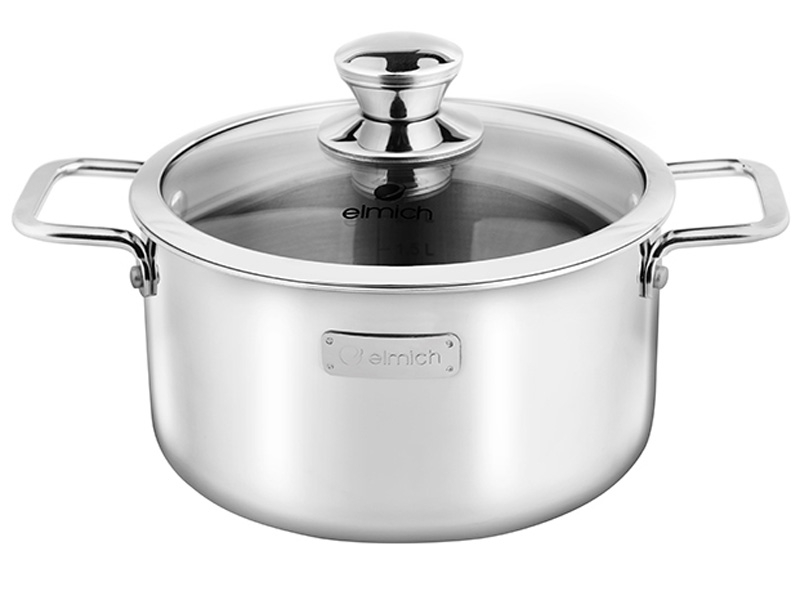 Bộ nồi inox 3 lớp đáy liền Elmich Trimax Classic 2105OL