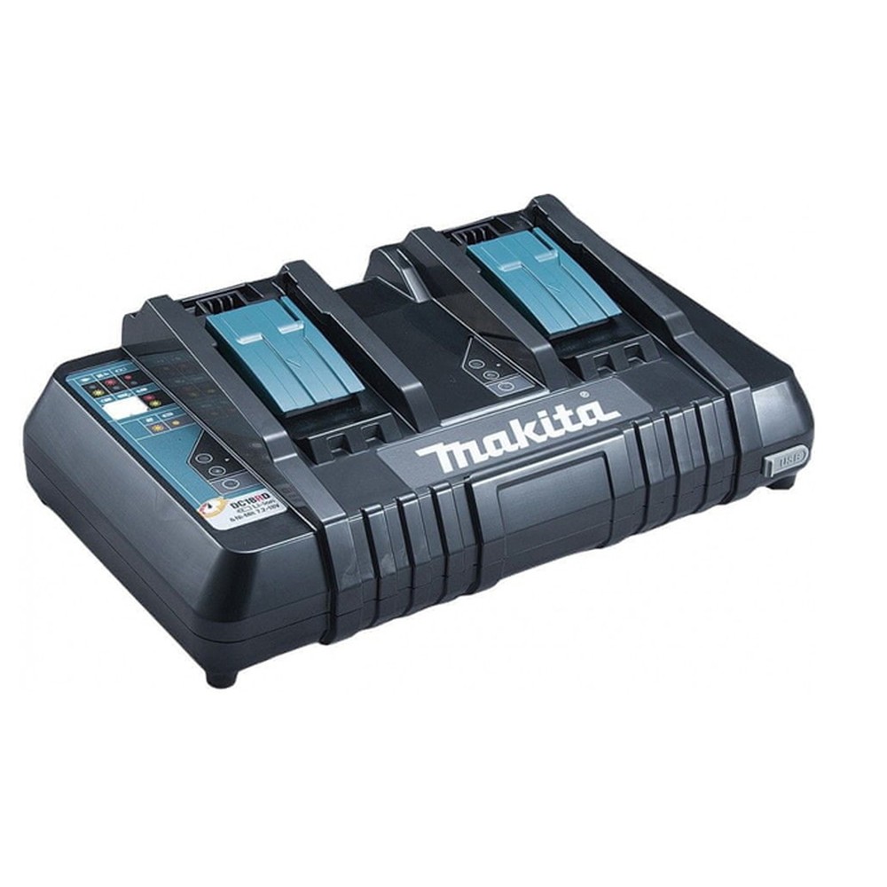 Bộ sạc đôi Makita DC18RD 196933-6 cho pin LXT 14,4V – 18V