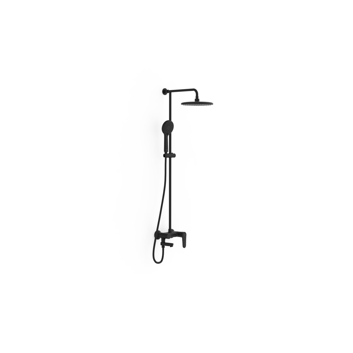 Bộ sen phun mưa Simplica Matte Black màu đen mờ American Standard WF-6284