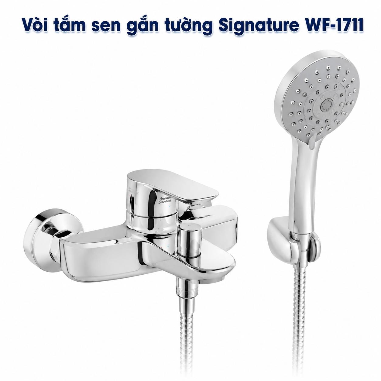 Bộ vòi tắm sen gắn tường American Standard Signature WF-1711
