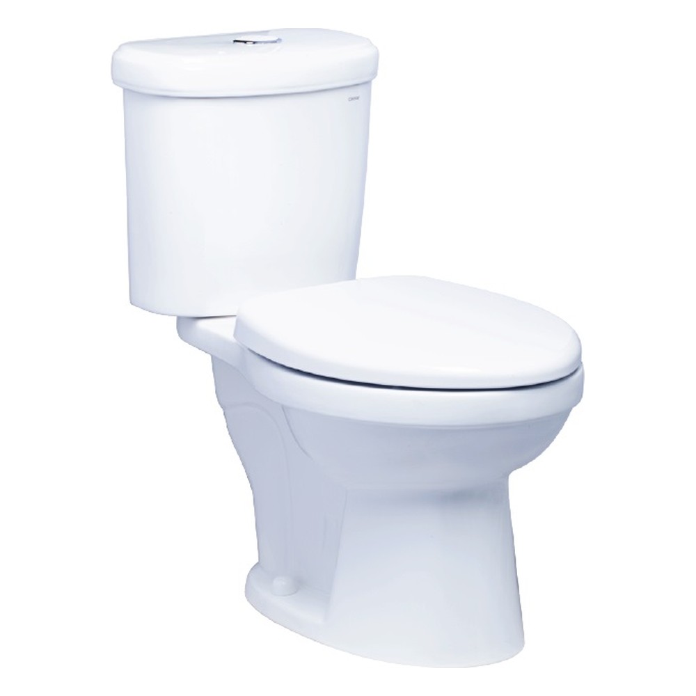 Bồn cầu hai khối Caesar CT1338 – 700 x 375 x 745mm chính hãng, bảo hành 24 tháng