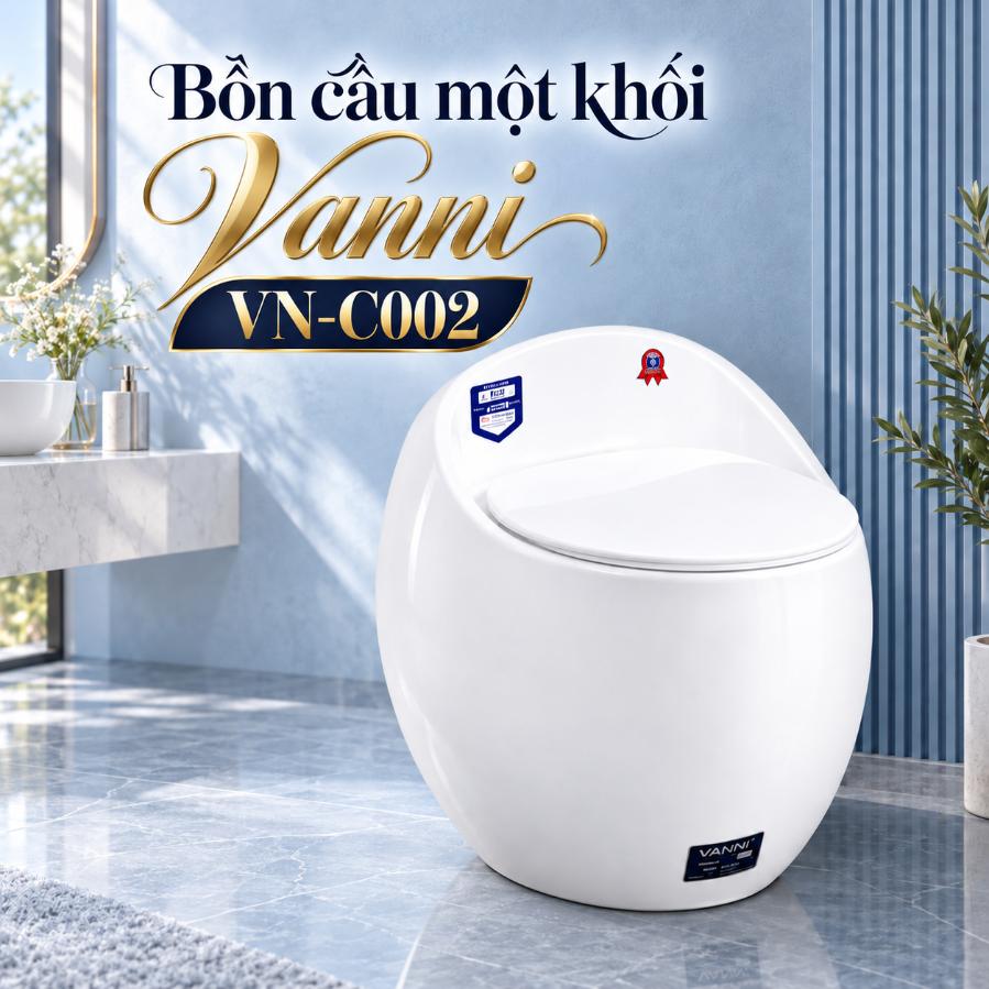 Bồn cầu một khối Vanni VN-C002