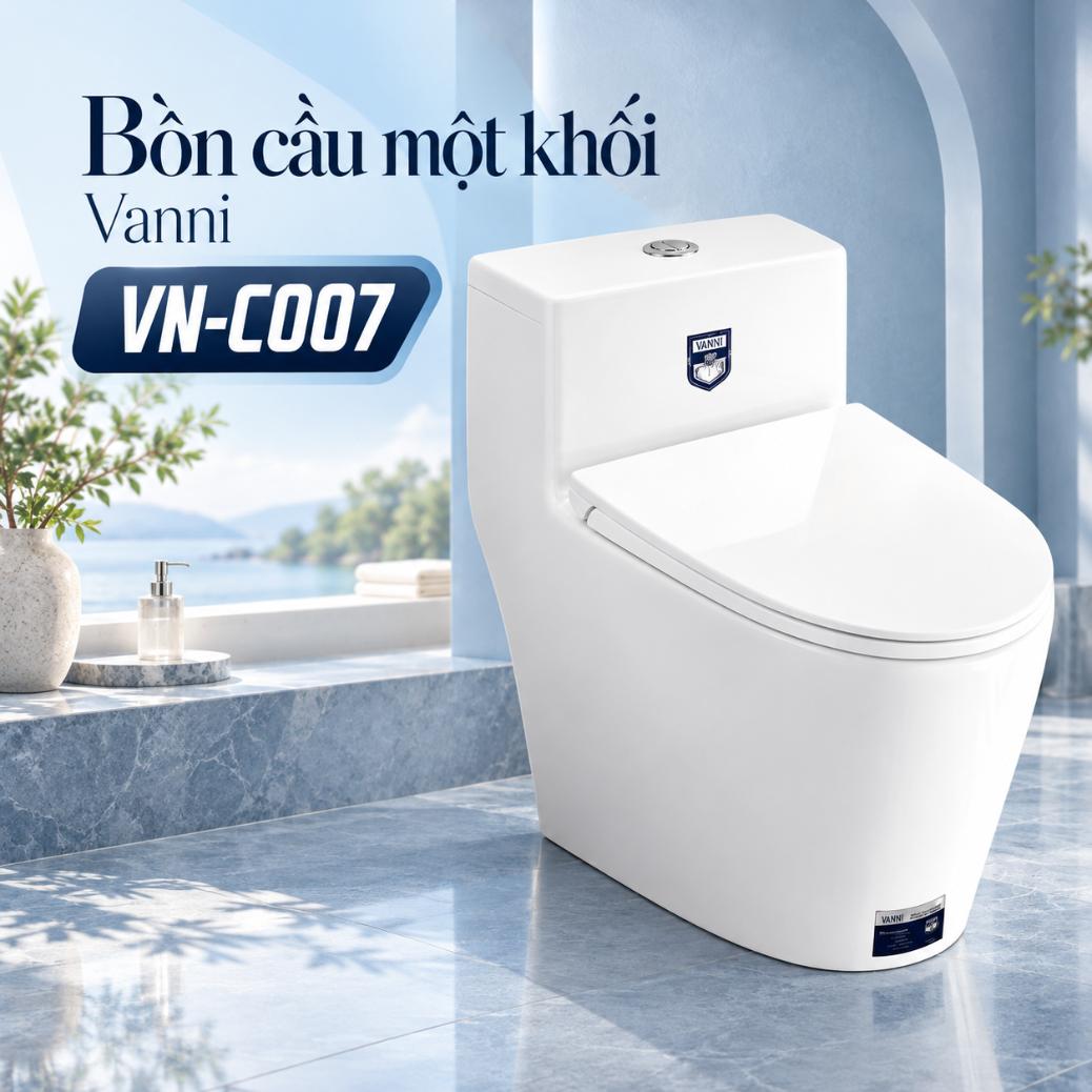 Bồn cầu một khối Vanni VN-C007